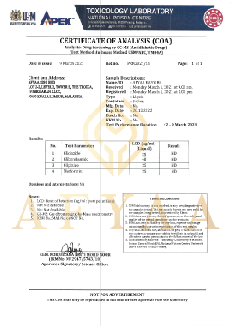 Afyaa Hayyiba certificate 1