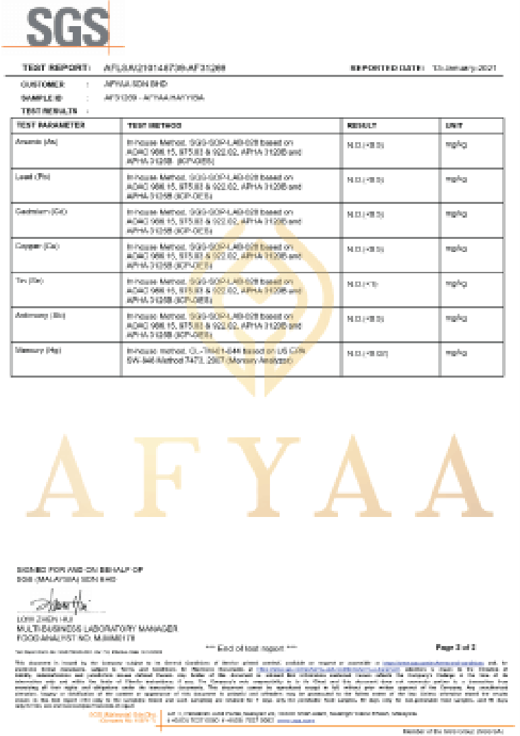 Afyaa Hayyiba certificate 2