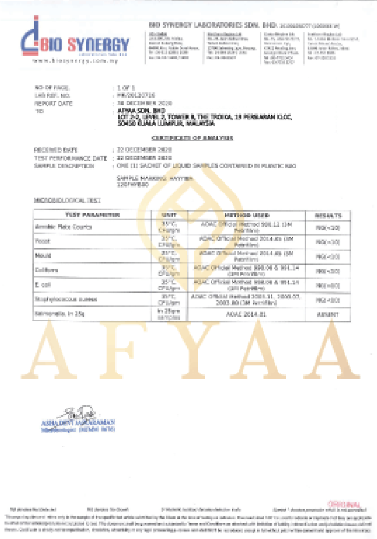 Afyaa Hayyiba certificate 3